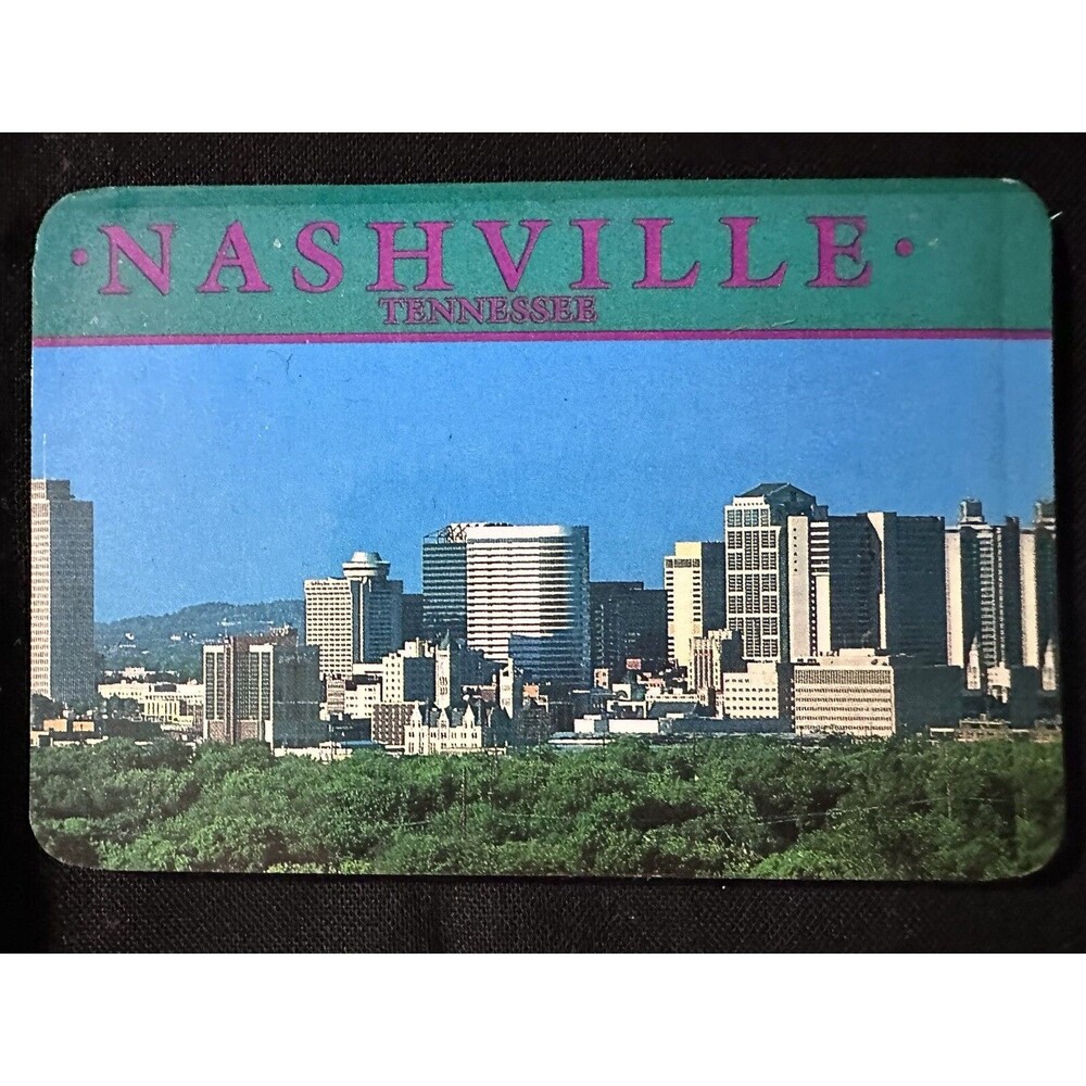 90's OLD NASHVILLE Tennessee Skyline / Magnet Opryland USA -BRAND NEW! Vintage